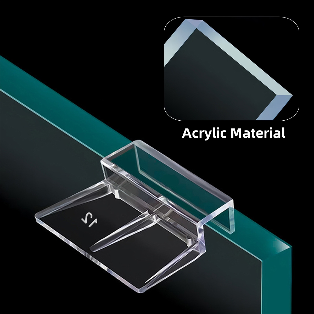 10Pcs Transparent Acrylic Fish - Aquarium Fish Photography のレビューと価格