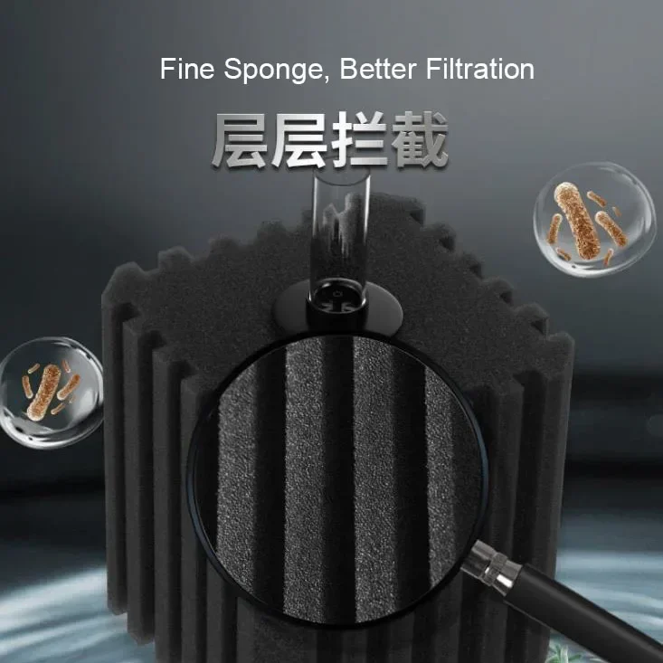 New Big Bio Sponge Filter for  - Air Pump Silent のレビューと価格