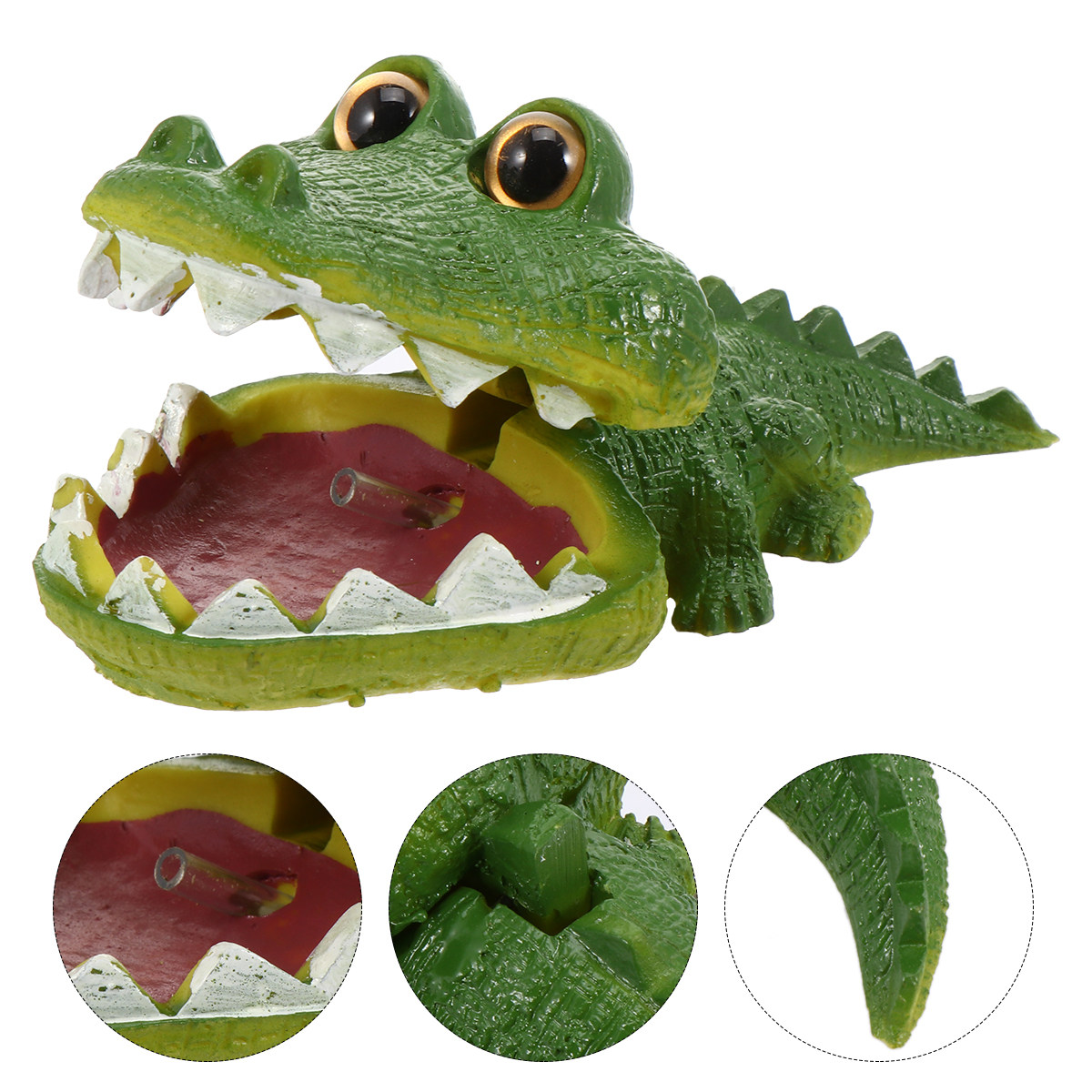 Creative Resin Alligator Bubbl - Aquarium Fish Alligator のレビューと価格