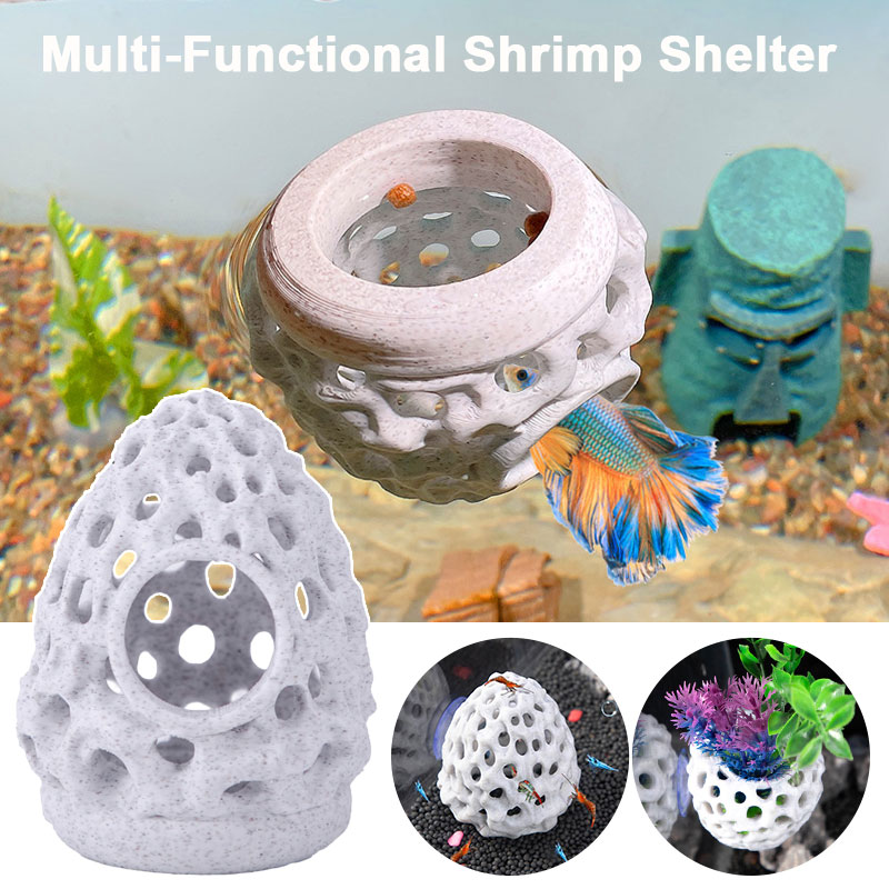 1PC Aquarium shrimp house Cave - Aquarium Fish Hiding Spot のレビューと価格