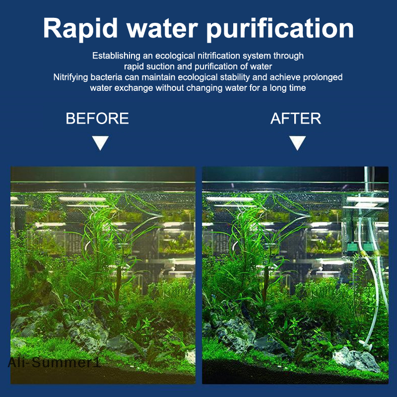 【E】3 In 1 Aquarium Filter Pump - Air Pump Silent のレビューと価格