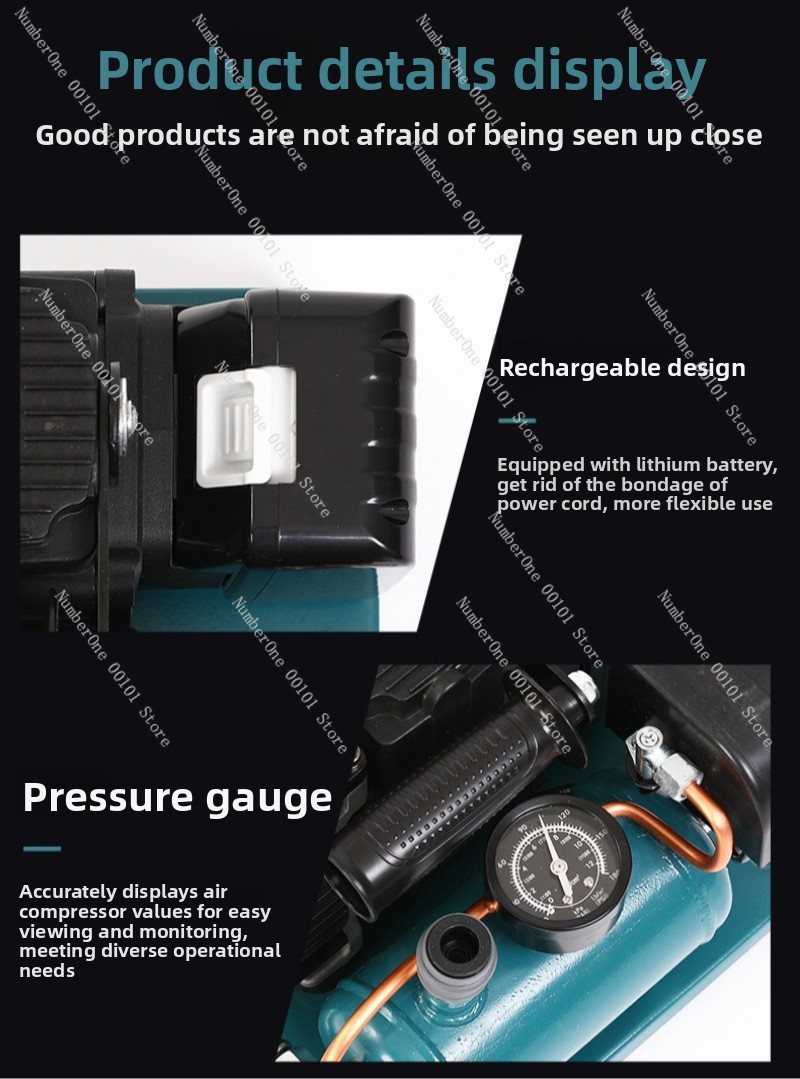 Lithium battery 1.5l air compr - Air Pump Silent のレビューと価格
