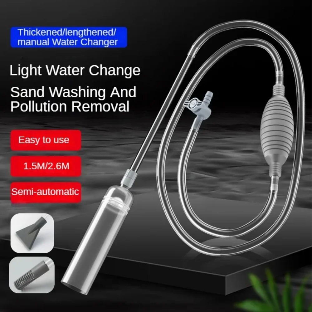 Aquarium Siphon Vacuum Cleaner - Aquarium Fish Net Small のレビューと価格