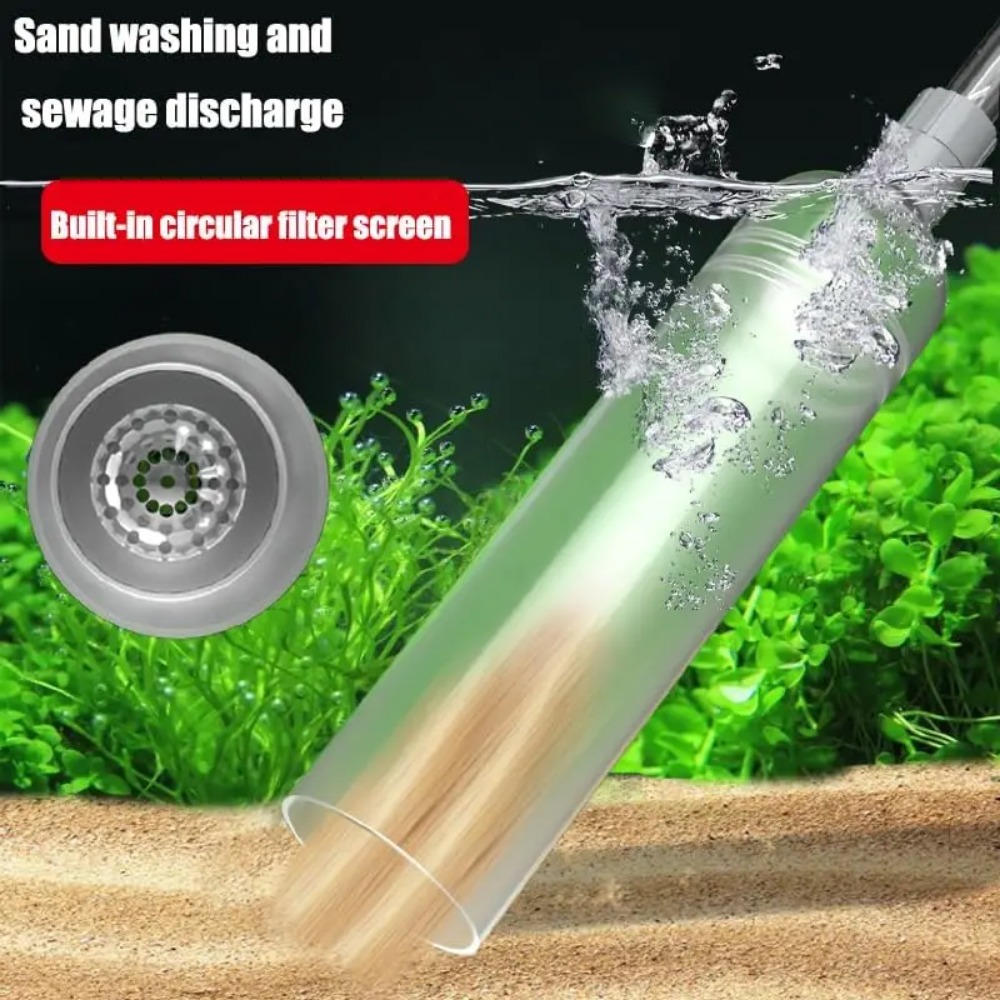 Aquarium Siphon Vacuum Cleaner - Aquarium Fish Net Small のレビューと価格