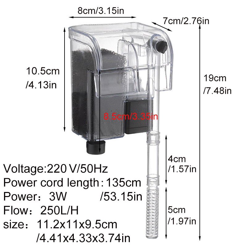 Aquarium Filter Fish Tank Sile - Air Pump Silent のレビューと価格