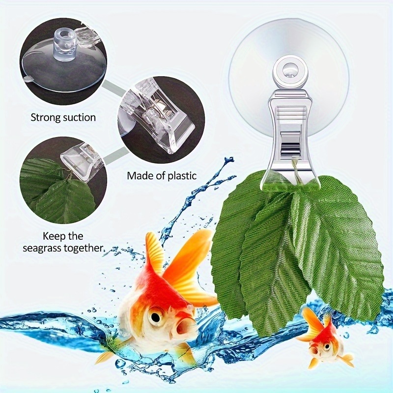 8pcs Fish Seaweed Clip Plant S - Aquarium Fish Photography のレビューと価格