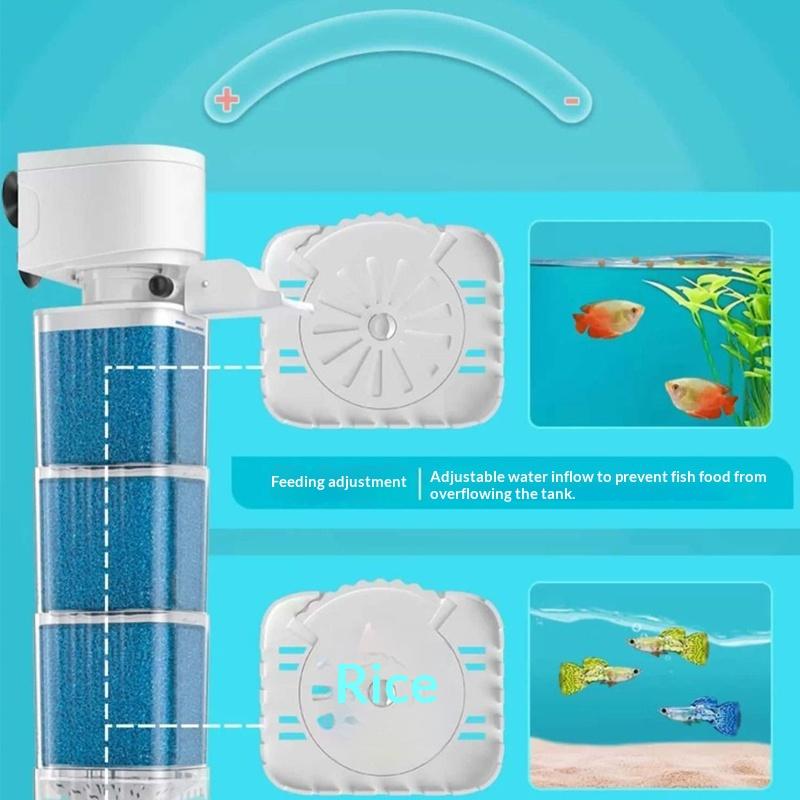 6 In1 Aquarium Filter Pump Fis - Air Pump Silent のレビューと価格