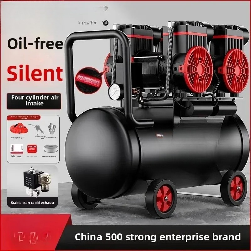 220V Portable Silent Oil-Free  - Air Pump Silent のレビューと価格