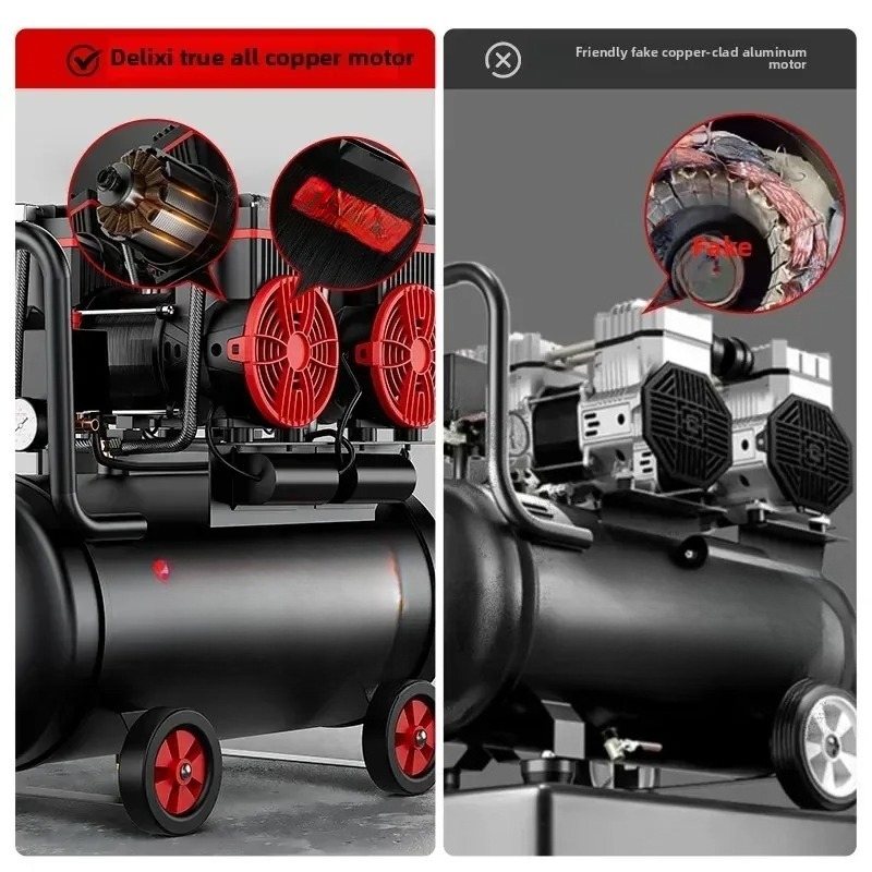 220V Portable Silent Oil-Free  - Air Pump Silent のレビューと価格
