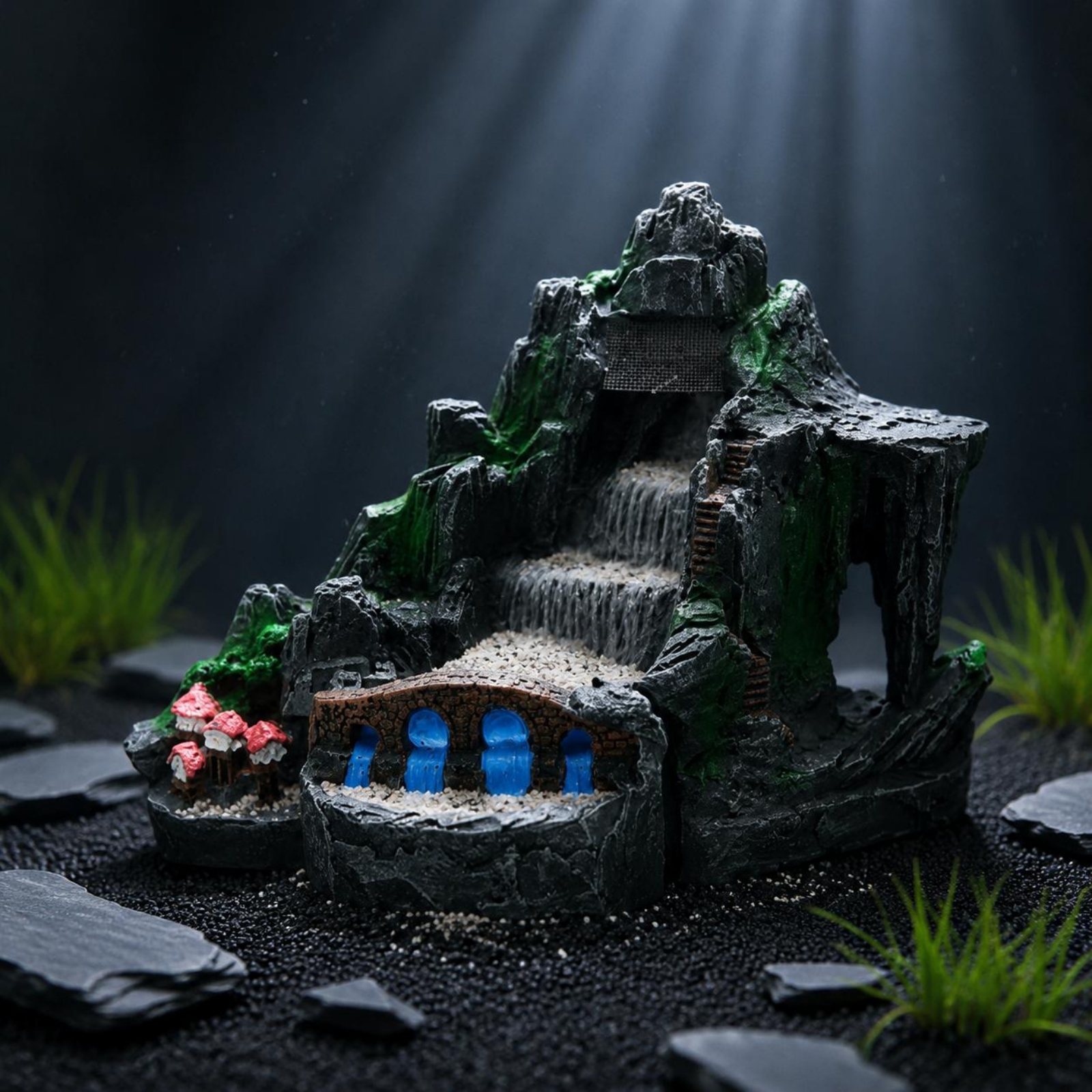Aquarium Waterfall Ornament Vi - Aquarium Fish Hiding Spot のレビューと価格