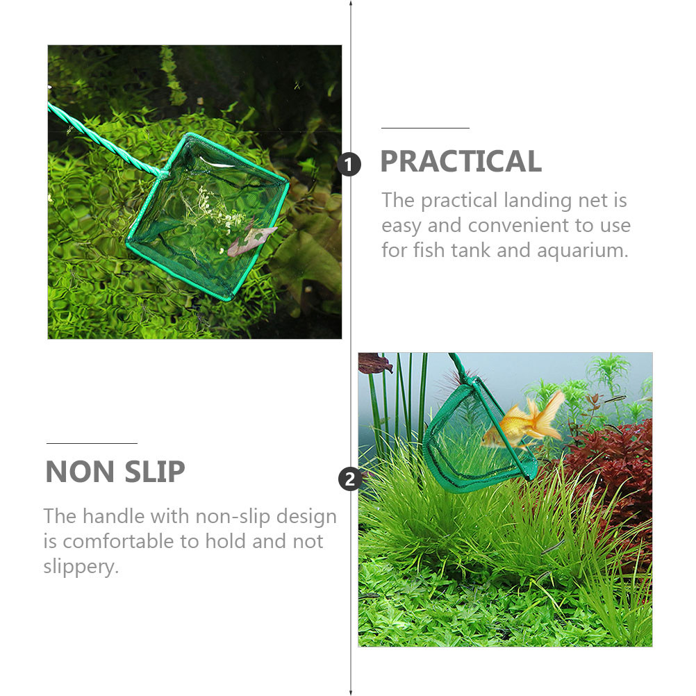 2Pcs Fishing Net Soft Mesh Aqu - Aquarium Fish Net Small のレビューと価格